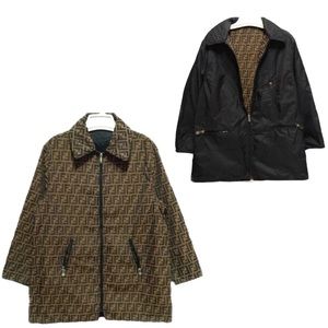 fendi monogram reversible jacket